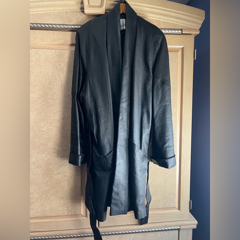 Leather Vintage Trench
